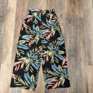 2/$30 Philosophy Tropical Wide Leg Palazzo Womens‎ Pants Size S Resort Vacation